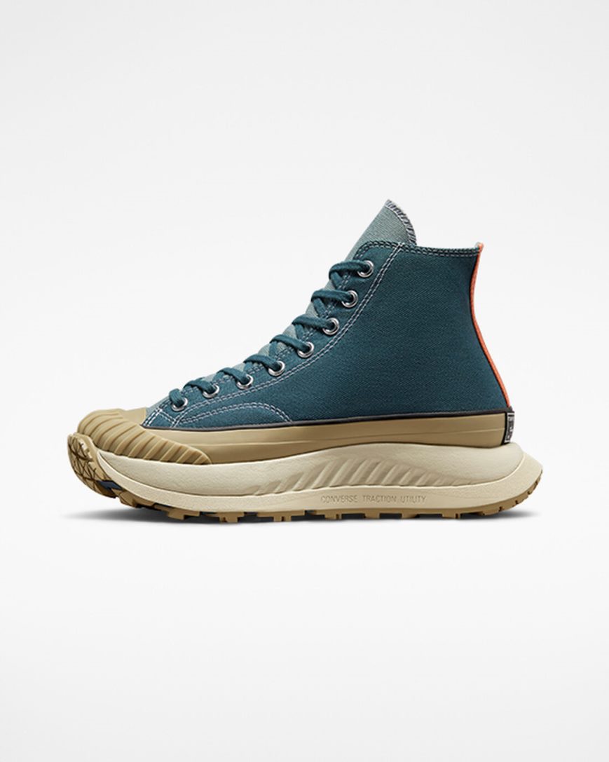 Women's Converse Chuck 70 AT-CX Earth Tones High Top Shoes Blue / Grey | AU 19843Q